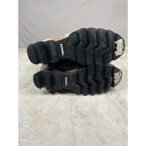 Sorel Joan Of Arctic Boots Women’s  8.5 Wedge Chelsea Slip-On Brown Suede - Picture 8 of 12